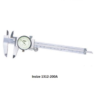 Thước cặp đồng hồ Insize 1312-200A 0-200mm