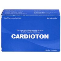 Thuốc Cardioton điều trị suy tim, tăng huyết áp, thiếu máu cơ tim (3 vỉ x 10 viên)