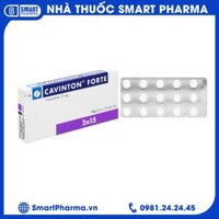 Thuốc Cavinton Forte 10mg Gedeon điều trị rối loạn tuần hoàn máu não (2 vỉ x 15 viên)