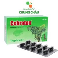 Thuốc Cebraton (5 vỉ x 10 viên) – Hoạt Huyết Dưỡng Não thế hệ mới của Traphaco