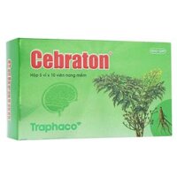 Thuốc Cebraton Traphaco Tăng Cường Trí Nhớ, Suy Nhược Thần Kinh (Hộp 5 Vỉ X 10 Viên)