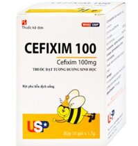 Thuốc Cefixim 100 con ong USP (Cefixime) – Điều trị nhiễm khuẩn (10 gói x 1.5g)