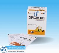 Thuốc Cefixim 100mg trị nhiễm khuẩn (hộp 10 gói)