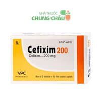 Thuốc Cefixim 200mg STADA: Điều trị nhiễm khuẩn đường hô hấp, tiết niệu và thương hàn