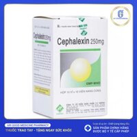Thuốc Cephalexin 250mg Vidipha điều trị nhiễm khuẩn (10 vỉ x 10 viên)