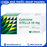 Thuốc Cetirizine 10mg giảm viêm mũi dị ứng, mày đay (5 vỉ x 10 viên)