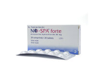 Thuốc chống co thắt cơ trơn No-Spa Forte 80mg (2 vỉ x 10 viên/hộp)