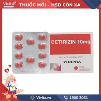 Thuốc chống dị ứng Cetirizin 10mg | Hộp 100 viên