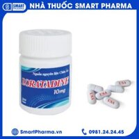 Thuốc chống dị ứng Loratadine 10mg NIC ( Lọ 200 viên)