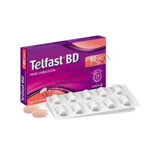 Thuốc chống dị ứng Telfast BD 60mg (H/10v)