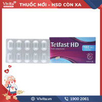 Thuốc chống dị ứng Telfast HD 180mg | Hộp 10 viên