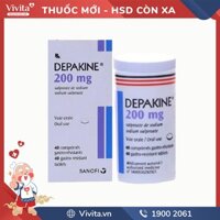 Thuốc chống động kinh, co giật Depakine | Hộp 40 viên