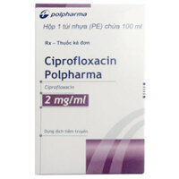 Thuốc Ciprofloxacin Polpharma 2mg/ml, giúp điều trị nhiễm khuẩn