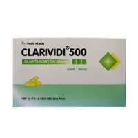 Thuốc Clarividi 500 – Clarithromycin Vidipha