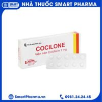 Thuốc Cocilone 1mg BRAWN phòng tái phát viêm khớp do gút và điều trị dài ngày bệnh gút (1 vỉ x 10 viên)