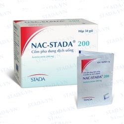 Thuốc cốm làm tiêu chất nhầy Nac-Stada 200 (50 gói/hộp)