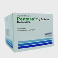 Thuốc cốm phóng thích kéo dài Pentasa 2g điều trị viêm loét đại trực tràng (hộp 60 gói)