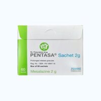 Thuốc cốm phóng thích kéo dài Pentasa 2g điều trị viêm loét đại trực tràng (hộp 60 gói)