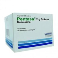 Thuốc cốm phóng thích kéo dài Pentasa 2g điều trị viêm loét đại trực tràng (hộp 60 gói)