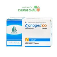 Thuốc Conoges 200mg: Điều trị triệu chứng viêm xương khớp, viêm khớp dạng thấp và đau cấp