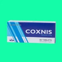 Thuốc Coxnis meloxicam 7.5mg giảm đau, hạ sốt, Nhóm chống viêm không Steroid, Thuốc điều trị Gút và các bệnh xương khớp hộp 60 viên