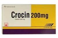 Thuốc Crocin 200mg (Cefixim) Pymepharco/60- Điều trị nhiễm khuẩn đường hô hấp trên và dưới (1 vỉ x 10 viên)