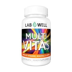 Thuốc cung cấp vitamin và khoáng chất Lab well Multi Vitas 60 viên