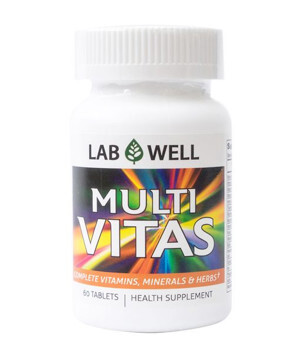 Thuốc cung cấp vitamin và khoáng chất Lab well Multi Vitas 60 viên