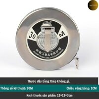 Thước Cuộn 30M, 50M Dây Thép Vỏ Inox 304 Không Gỉ Sét Hàng Nhập Khẩu Cao Cấp,Chính Xác, Chống Mài Mòn Va Đập