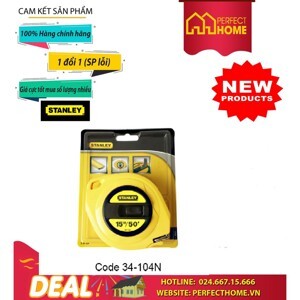 Thước cuốn 30m thép Stanley 34-108N