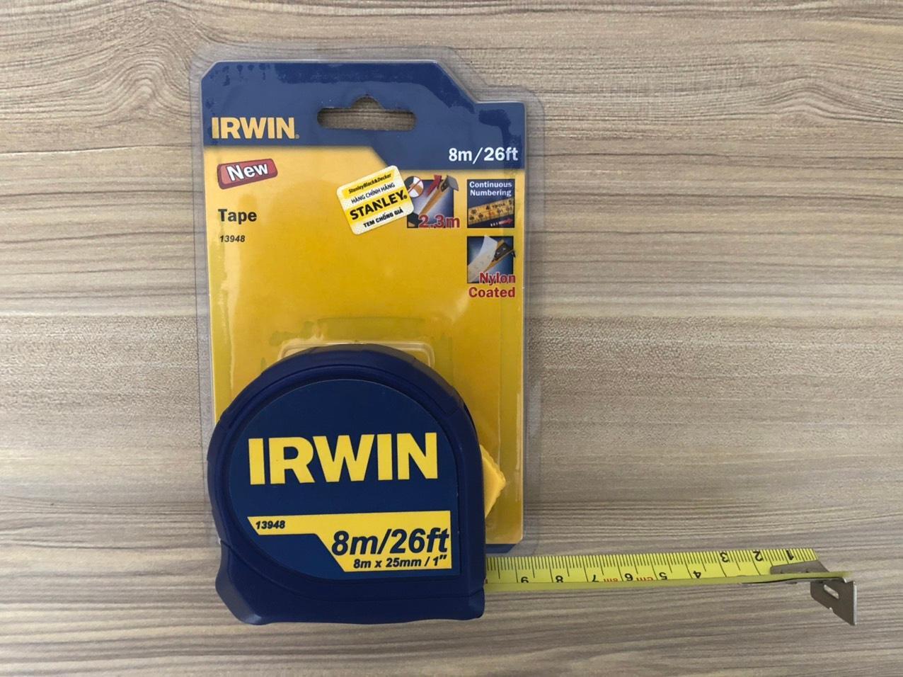Thước cuộn 8m bản 25mm IRWIN T13948