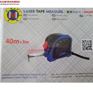 Thước cuộn điện tử 40m + dây là 5m C-Mart D0028B