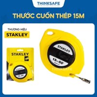 Thước cuộn thép 15m Stanley 34-104N thước dây thép chống rỉ, vỏ nhựa cao cấp - Thinksafe