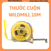 Thước cuộn thép WILDMILL 10m,thước thép cuộn,thước kéo chống va đập,thước cuộn bọc,thước mét,thước rút,thước dây,thước