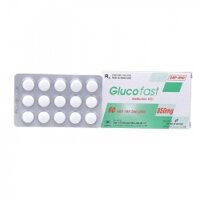 Thuốc đái tháo đường týp II Glucofast 850 - Metformin 850mg, Hộp 4 vỉ x 15 viên