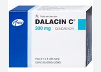 Thuốc Dalacin C 300mg (Clindamycin) Pfizer điều trị viêm họng, viêm xoang (2 vỉ x 8 viên) – Pháp