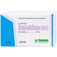 Thuốc Dalekine Pregabalin 500mg Danapha điều trị động kinh (4 vỉ x 10 viên)