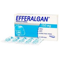 Thuốc đạn Efferalgan 150mg UPSA SAS giảm đau, hạ sốt (2 vỉ x 5 viên)