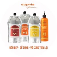 Thuốc dập định hình tóc uốn N2 Protein chống nát tóc Sophia Platinum 500ml