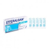 Thuốc đặt Efferalgan 150mg, Paracetamol 150mg, Hộp 10 viên