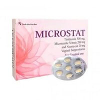 Thuốc đặt Microstat (500mg) - Điều trị viêm nhiễm âm đạo