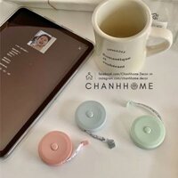 Thước dây cuộn mini cầm tay rút tự động dùng đo đồ sinh hoạt Chanhhome.decor