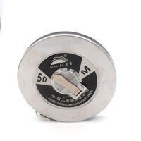 Thước Dây Cuộn Thép Dài 20m 30m 50m Vỏ Inox 304 Không Gỉ Sét Cao Cấp Chính Xác Chống Mài Mòn Va Đập Chuyên Dùng Xây Dựng