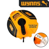 Thước dây sợi thủy tinh cao cấp Wynn's 30m 50m Thước cuộn, thước vải, thước đo công trình chuyên dụng