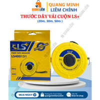 Thước dây vải cuộn chiều dài 20m, 30m, 50m hiệu LS+, thước cuộn vải chất liệu sợi thủy tinh siêu bền - Phân phối SỈ LẺ