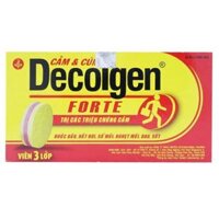 Thuốc Decolgen Forte trị các triệu chứng cảm thông thường, viêm mũi dị ứng (25 vỉ x 4 viên)