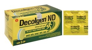 Thuốc Decolgen ND trị sổ mũi, sốt và đau đầu cho trẻ em (25 vỉ x 4 viên/hộp)