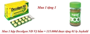 Thuốc Decolgen ND trị sổ mũi, sốt và đau đầu cho trẻ em (25 vỉ x 4 viên/hộp)