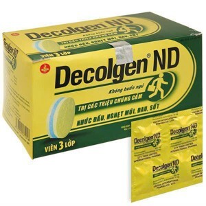 Thuốc Decolgen ND trị sổ mũi, sốt và đau đầu cho trẻ em (25 vỉ x 4 viên/hộp)