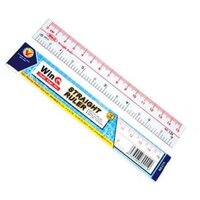 Thước Dẻo WinQ chiều dài 152030cm - Thước Dẻo Học Sinh WinQ 15  20  30cm - 15cm